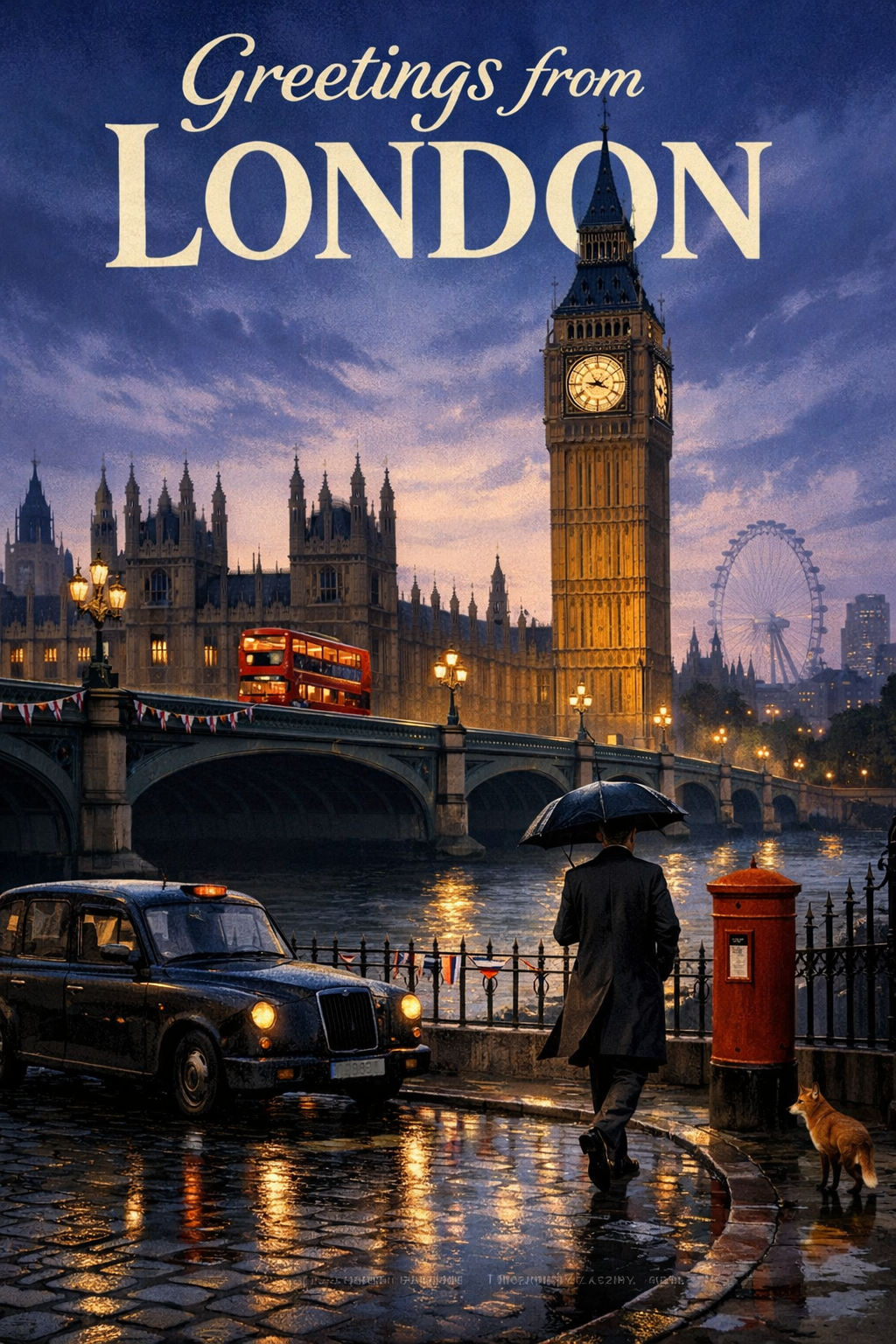 London, Great Britain postcard