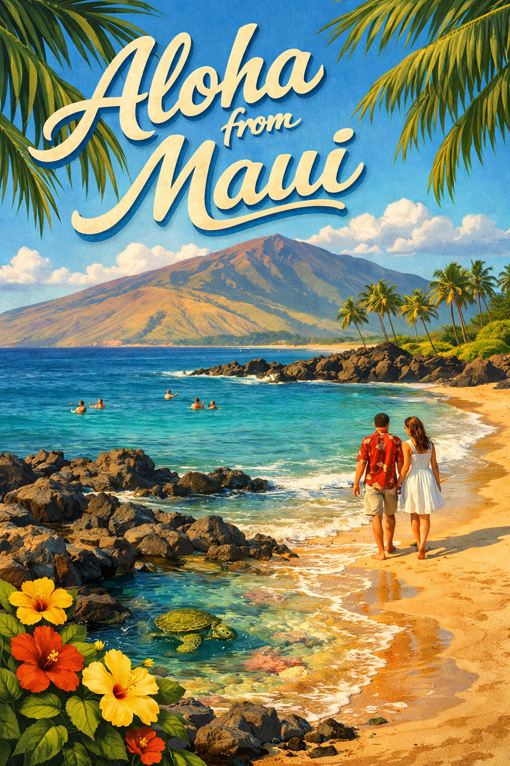 Maui, Hawaii postcard